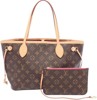 Louis Vuitton Borsa tote Neverfull PM con monogramma 2019 - Marrone