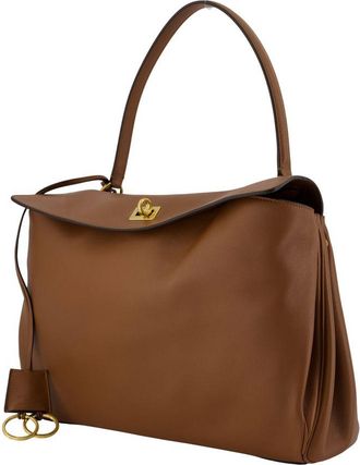 Balenciaga Womens Rodeo Crossbody - Balenciaga Leather Beige Calfskin Bags Crossbodies