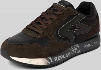 Replay Sneaker mit Label-Details Modell FIBER M VANISH in Dunkelbraun, Größe 41
