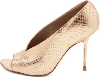 Burberry Pumps con effetto serpente - Oro