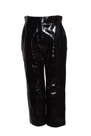 Khaite melie pants in patent leather