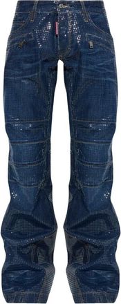 Dsquared2 Jeans con paillettes - - Jeans - Uomo - Blu - L