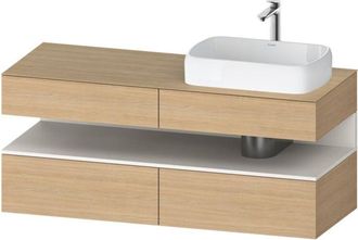 Duravit Qatego Consola Mueble Bajo Lavabo, 2 Extensiones, 2 - Duravit
