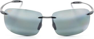 Maui Jim Occhiali da sole Breakwall rettangolari - Nero
