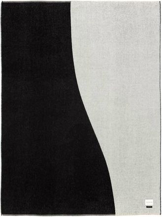 Blacksaw Yin Reversible Throw In Black/ivory