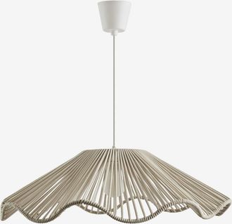 Sklum L&aacute;mpara De Techo Colgante Para Exterior En Hierro Y Cuerda Trenzada Kirinda Sklum