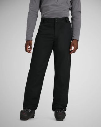 Obermeyer Mens Obermeyer Keystone Ski Pants Black Waterproof Insulated Straight JZZ521