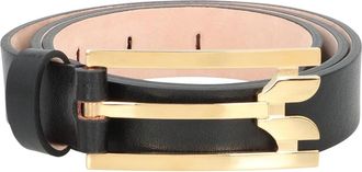 Victoria Beckham Dorian Riem - Dames - Riemen - Zwart - 80 CM - Leer - Accessoires
