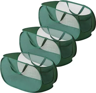 OEM Cesta De Ropa Plegable, 3 Piezas, Cesta De Ropa Plegable, Cestas De Ropa De Malla, Cesta De Ropa Plegable Con Asa Para Dormitorio, Habitaci&oacute;n Infantil