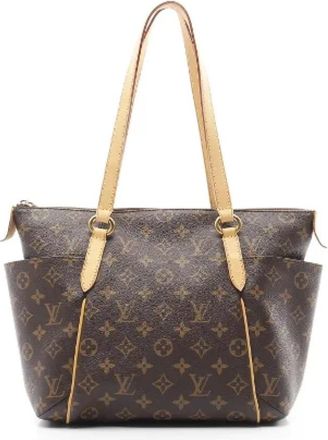 Louis Vuitton Pre-owned Tote Bags, female, Brown, Size: ONE SIZE Pre-owned Canvas totes