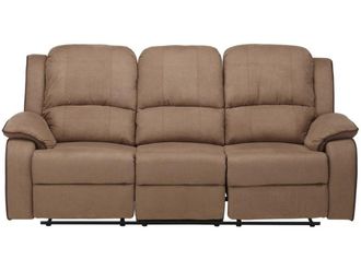 VENTE-UNIQUE.COM Sof&aacute; relax microfibra 3 plazas topo 210x96cm