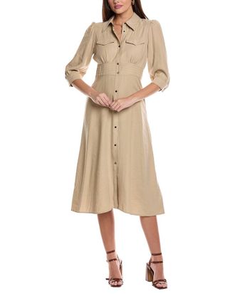 BA&SH Lettra Midi Dress