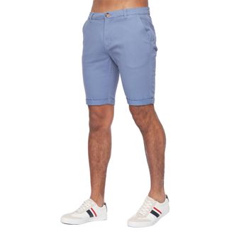 Crosshatch Heren Sinwood Chino Shorts (Lichtblauw)