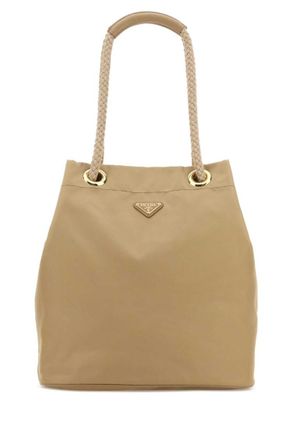 Prada Camel Brown Mariner Large Bucket Bag
