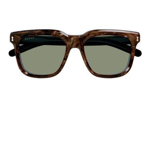 Gucci Sunglasses, male, Brown, Size: 53 MM Sunglasses