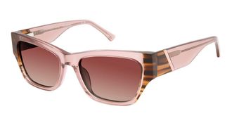 ANN TAYLOR ATP934 Polarized C02 Womens Sunglasses Pink Size 53