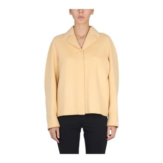 Max Mara Dames, Jassen, Beige, Maat: S