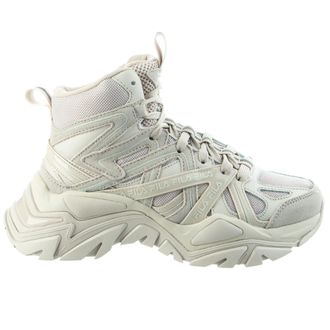 Fila Fila Electrove 2 High Womens Sneaker, Silver Grey/White Sand/Metallic Silver, 3.5 UK