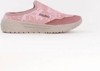 Psudo Womens Dune Mule Shoes In Rose