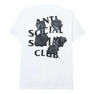 ANTI SOCIAL SOCIAL CLUB Bat Emoji T-Shirt White 0657-100000103BET-WHIT