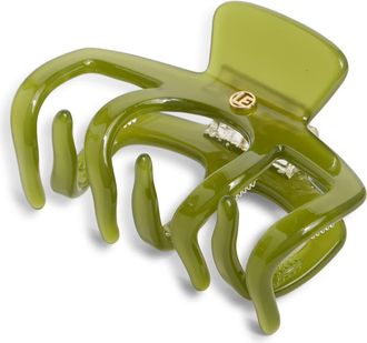L. Erickson Empire Claw Clip in Green at Nordstrom