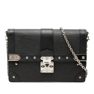 Louis Vuitton Pre-owned The Trunk - Dames - Pre-owned - Zwart - Maat: ONE Size Leer