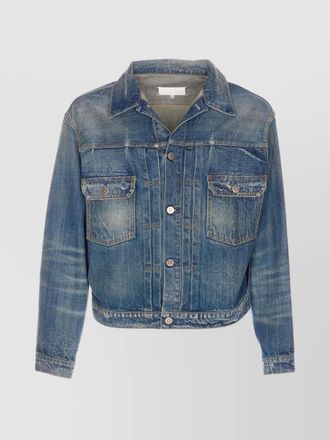 Maison Margiela denim jacket with collared design and pockets