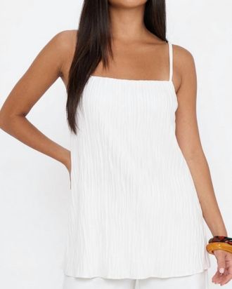 Show me your Mumu Abby Tank Top In White