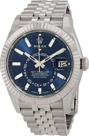 Rolex Pre-owned Rolex Sky-Dweller GMT Automatic Chronometer Blue Dial Mens Watch 336934-0006