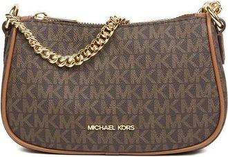 Michael Kors Bolso bandolera peque&ntilde;o Carmela Pouchette - Bags - Mujer - Marr&oacute;n - ONE SIZE