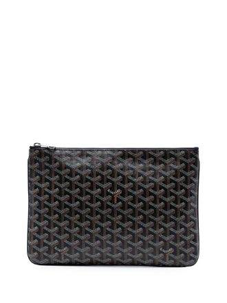 Goyard 2015 Goyardine Senat MM clutch - Zwart