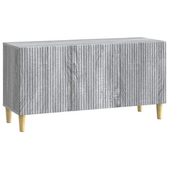 vidaXL Mueble De Tv Gris Sonoma 99 X 34,5 X 50 Cm Madera De Ingenier&iacute;a Vidaxl