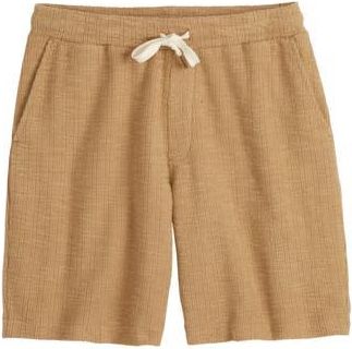 Scotch & Soda Drawstring Texture Slub Shorts in Tannin at Nordstrom Rack, Size X-Large