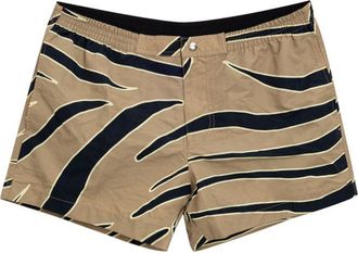 Bottega Veneta Beige Polyamide Swim Mens Shorts