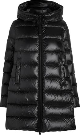Moncler Suyenne Hooded Quilted Shell Parka - Black - 5 (UK 18 / Xxl)