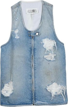 Maison Margiela Dames, Jassen, Blauw, Maat: XS Denim