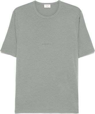 Saint Laurent Logo Cotton T Shirt