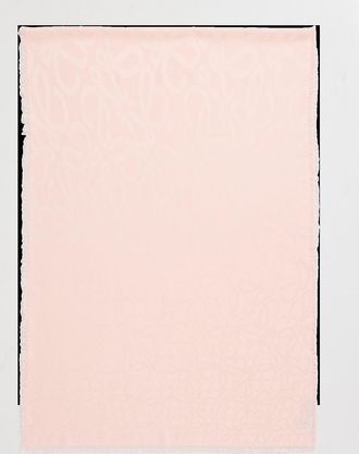 Loewe Anagram Silk Wool Scarf