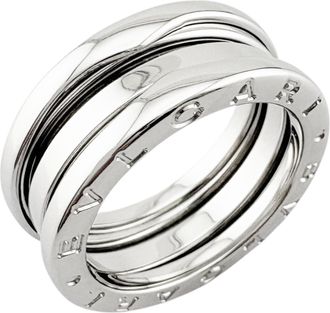Bulgari White Gold White Gold (18K) Band Ring (Pre-Owned)