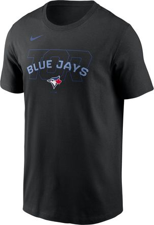 Nike Toronto Blue Jays Fashion Nike Mens MLB T-Shirt in Black | N19900ATOR-19Z