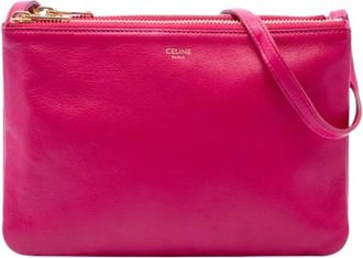 Celine Pre-owned Leather celine-bags - Dames - Vintage Schoudertas - Roze - ONE Size - Vintage
