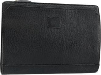 Burberry Pre-owned Clutch - Dames - Vintage Clutch - Zwart - ONE Size - Leer - Vintage