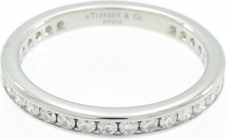 Tiffany & Co. Platinum Platinum 950 Band Ring (Pre-Owned)