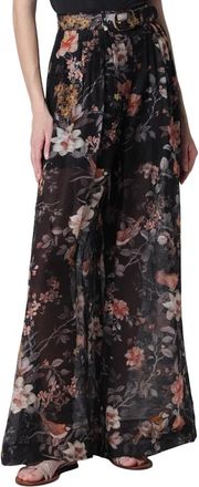 Zimmermann Carousel Pant - Dames - Wijde Broeken - Veelkleurig - S - Katoen - Broeken