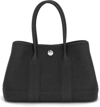 Herm&egrave;s Black Negonda Leather Tote Bag (Pre-Owned)