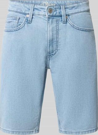 s.Oliver Red Label Regular Fit Jeansshorts aus Baumwoll-Mix in Jeansblau, Gr&ouml;&szlig;e 30