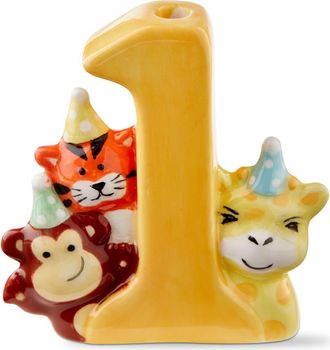 Tag Babys First Cake Topper Candleholder Yellow Multi Earthenware Everyday at Nordstrom