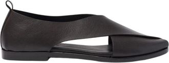 Scarosso Eros Donkerbruin - Heren - Sandalen - Bruin - 41 1/2 EU - Leer - Schoenen