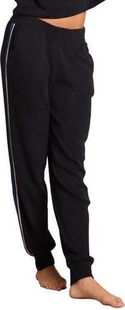 Barefoot Dreams CozyChic Ultra Lite Contrast Stripe Joggers in Black Multi at Nordstrom Rack, Size X-Large