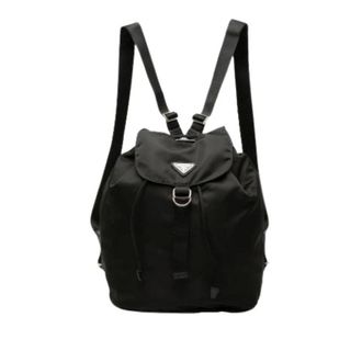 Prada Zaino Pre-owned in Nylon - - Pre-owned - Donna - Nero - ONE SIZE